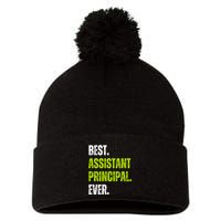 Best Assistant Principal Ever Funny Pom Pom 12in Knit Beanie