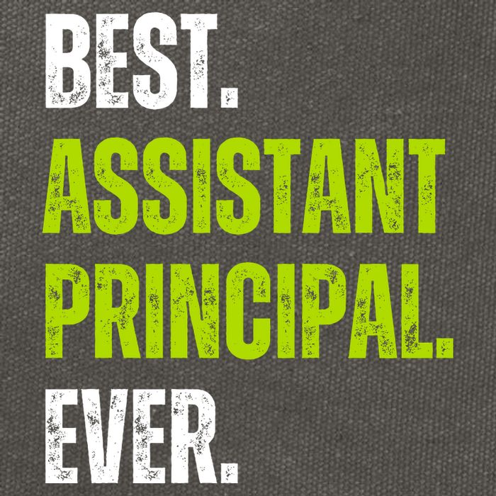 Best Assistant Principal Ever Funny Cotton Canvas Backpack