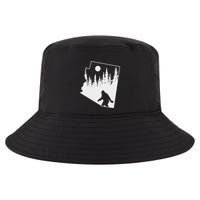 Bigfoot Arizona Pride Funny Sasquatch Arizona Map Distressed Cool Comfort Performance Bucket Hat