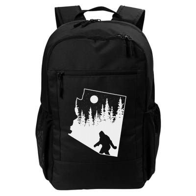 Bigfoot Arizona Pride Funny Sasquatch Arizona Map Distressed Backpack