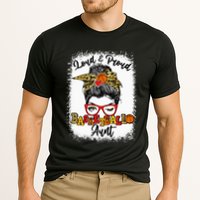 Basketball Aunt Proud and Stylish with a Messy Bun Performance Shirt