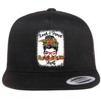 Basketball Aunt Proud and Stylish with a Messy Bun Flat Bill Trucker Hat