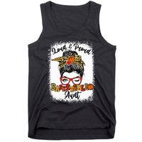 Basketball Aunt Proud and Stylish with a Messy Bun Tank Top