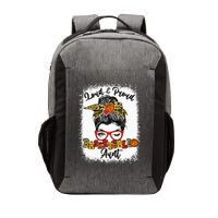 Basketball Aunt Proud and Stylish with a Messy Bun Vector Backpack