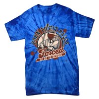 Born And Play Baseball Forced To Go To School A Sport Lover Gift Tie-Dye T-Shirt