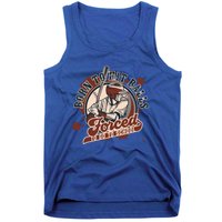 Born And Play Baseball Forced To Go To School A Sport Lover Gift Tank Top