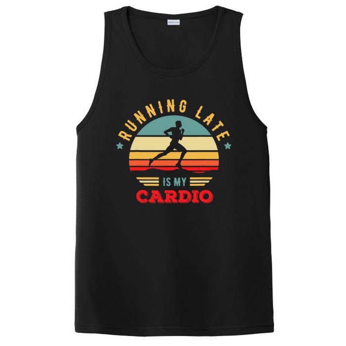 Bodybuilder And Powerlifting For Running Late Is My Cardio PosiCharge Competitor Tank