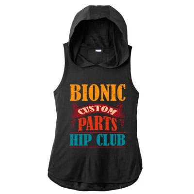 Bionic Aftermarket Parts Design Gift Knee And Hip Replacement Gift Ladies PosiCharge Tri-Blend Wicking Draft Hoodie Tank