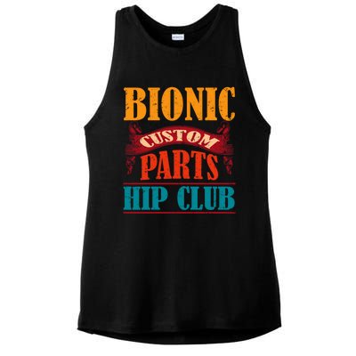 Bionic Aftermarket Parts Design Gift Knee And Hip Replacement Gift Ladies PosiCharge Tri-Blend Wicking Tank