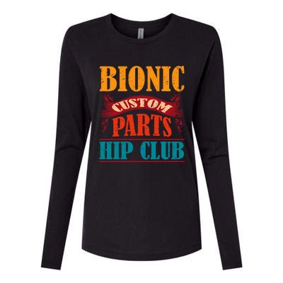 Bionic Aftermarket Parts Design Gift Knee And Hip Replacement Gift Womens Cotton Relaxed Long Sleeve T-Shirt