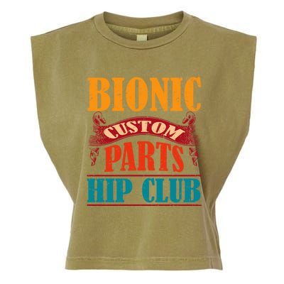 Bionic Aftermarket Parts Design Gift Knee And Hip Replacement Gift Garment-Dyed Women's Muscle Tee