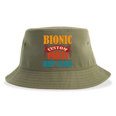 Bionic Aftermarket Parts Design Gift Knee And Hip Replacement Gift Sustainable Bucket Hat