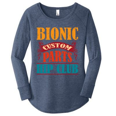 Bionic Aftermarket Parts Design Gift Knee And Hip Replacement Gift Women's Perfect Tri Tunic Long Sleeve Shirt