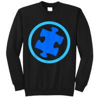 Blue Autism Puzzle for Autism Awareness Sweatshirt