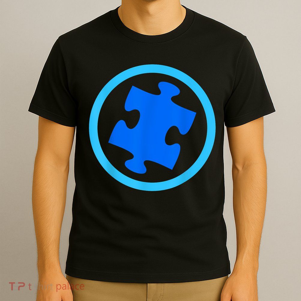 Blue Autism Puzzle for Autism Awareness T-Shirt
