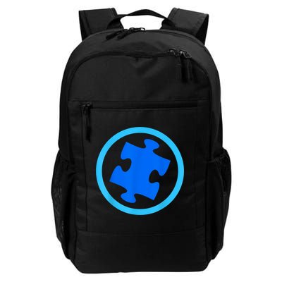 Blue Autism Puzzle for Autism Awareness Backpack