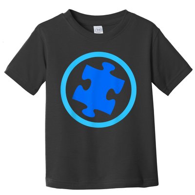 Blue Autism Puzzle for Autism Awareness Toddler T-Shirt