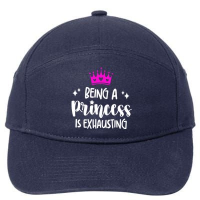 Being A Princess Is Exhausting 7-Panel Snapback Hat