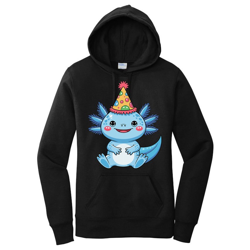 Birthday Axolotl Party Gift Women's Pullover Hoodie
