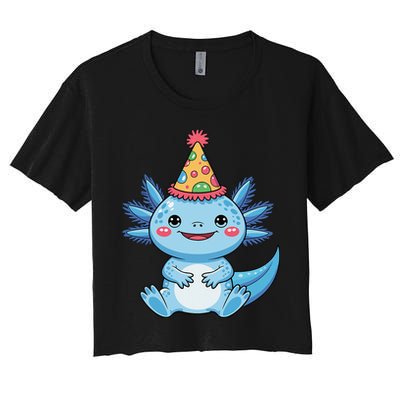Birthday Axolotl Party Gift Crop Top