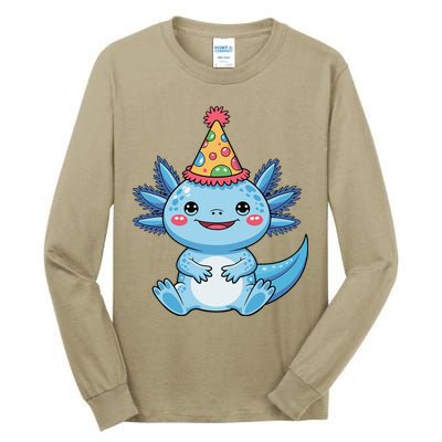 Birthday Axolotl Party Gift Tall Long Sleeve T-Shirt