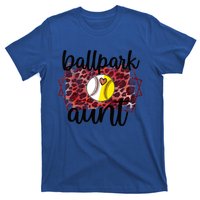 Ballpark Aunt Proud Baseball Softball Player Auntie Gift T-Shirt