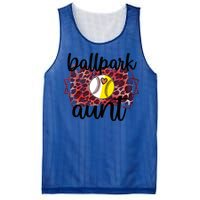 Ballpark Aunt Proud Baseball Softball Player Auntie Gift Mesh Reversible Basketball Jersey Tank