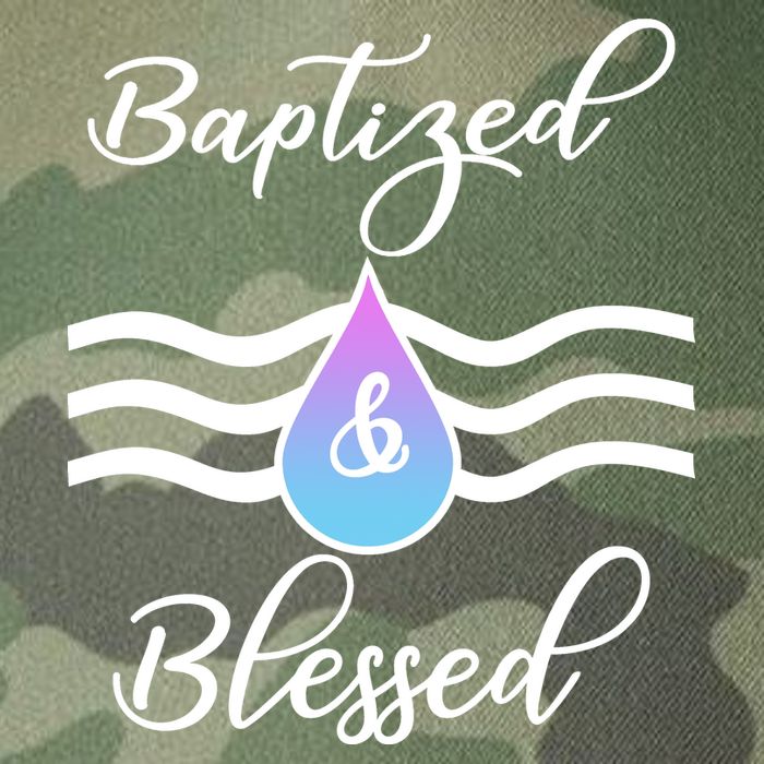 Baptized And Blessed  Legacy Tie Dye Trucker Hat