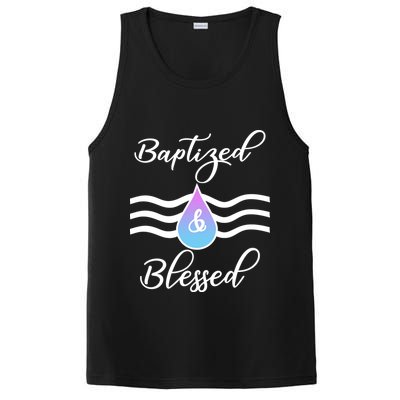 Baptized And Blessed  PosiCharge Competitor Tank