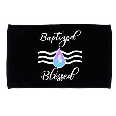Baptized And Blessed  Microfiber Hand Towel