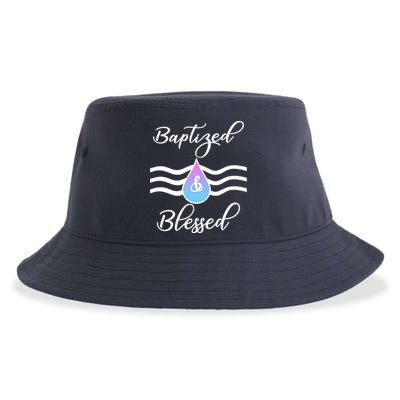 Baptized And Blessed  Sustainable Bucket Hat