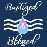 Baptized And Blessed  25L Jumbo Tote