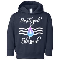 Baptized And Blessed  Toddler Hoodie