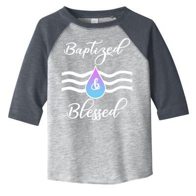 Baptized And Blessed  Toddler Fine Jersey T-Shirt