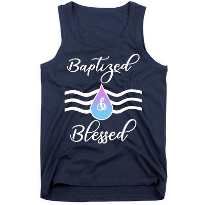 Baptized And Blessed  Tank Top