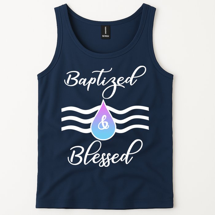 Baptized And Blessed  Tank Top