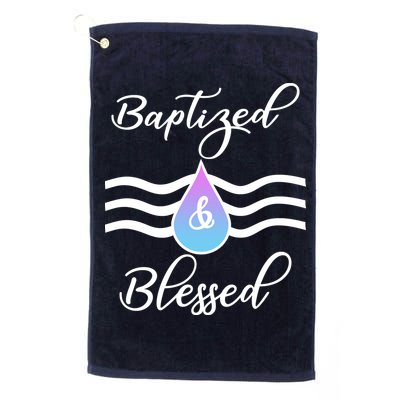 Baptized And Blessed  Golf Towel
