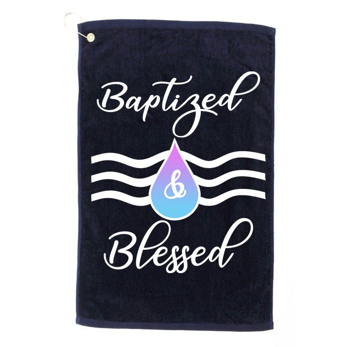 Baptized And Blessed  Golf Towel