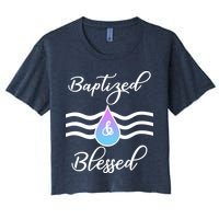 Baptized And Blessed  Crop Top