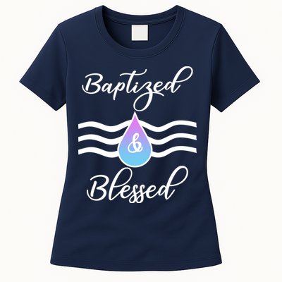 Baptized And Blessed  Womens T-Shirt