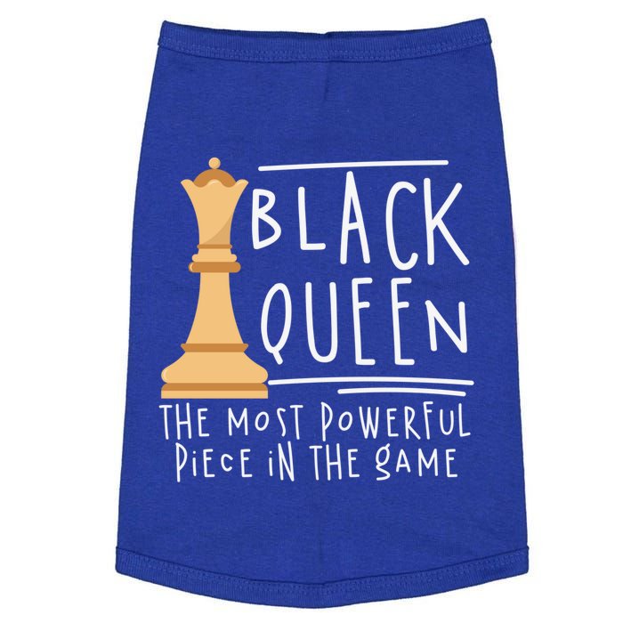 Black African Queen The Most Powerfull Piece Melanin Cool Gift Doggie Tank