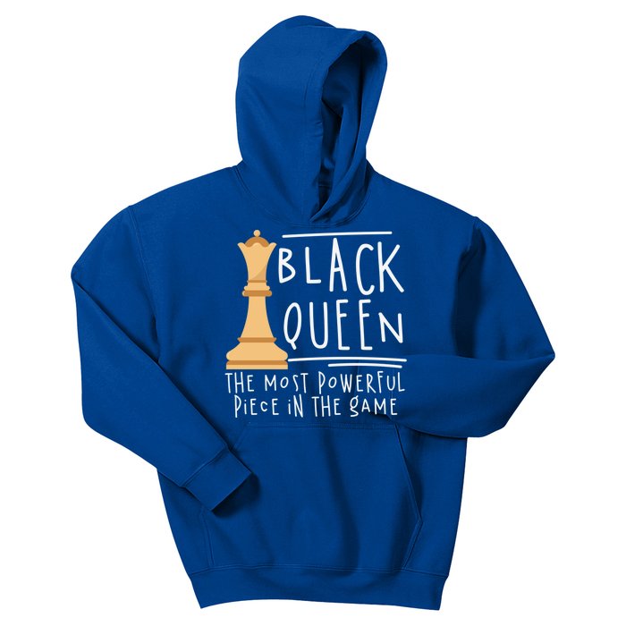 Black African Queen The Most Powerfull Piece Melanin Gift Kids Hoodie