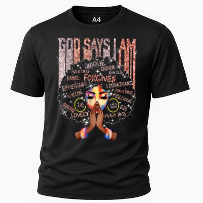 Black Afro Queen Melanin Dripping African Womens Juneteenth Performance Shirt