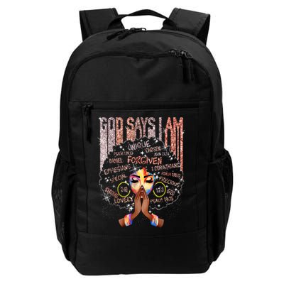 Black Afro Queen Melanin Dripping African Womens Juneteenth Backpack