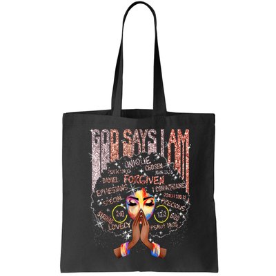 Black Afro Queen Melanin Dripping African Womens Juneteenth Bag
