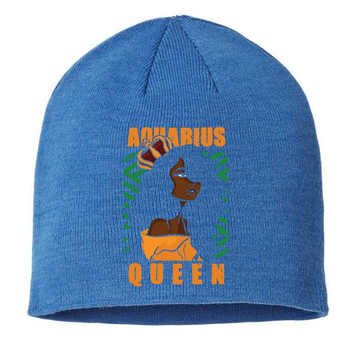 Bday Aquarius Queen Gift Sustainable Beanie