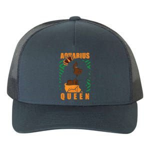 Bday Aquarius Queen Gift Yupoong Adult 5-Panel Trucker Hat