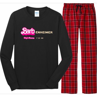 Barbenheimer Appreal Retro Women Men Long Sleeve Pajama Set