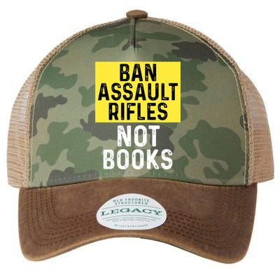Ban Assault Rifles Not Books Legacy Tie Dye Trucker Hat