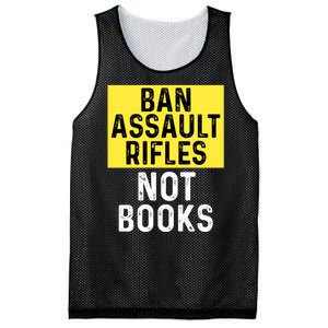 Ban Assault Rifles Not Books Mesh Reversible Basketball Jersey Tank